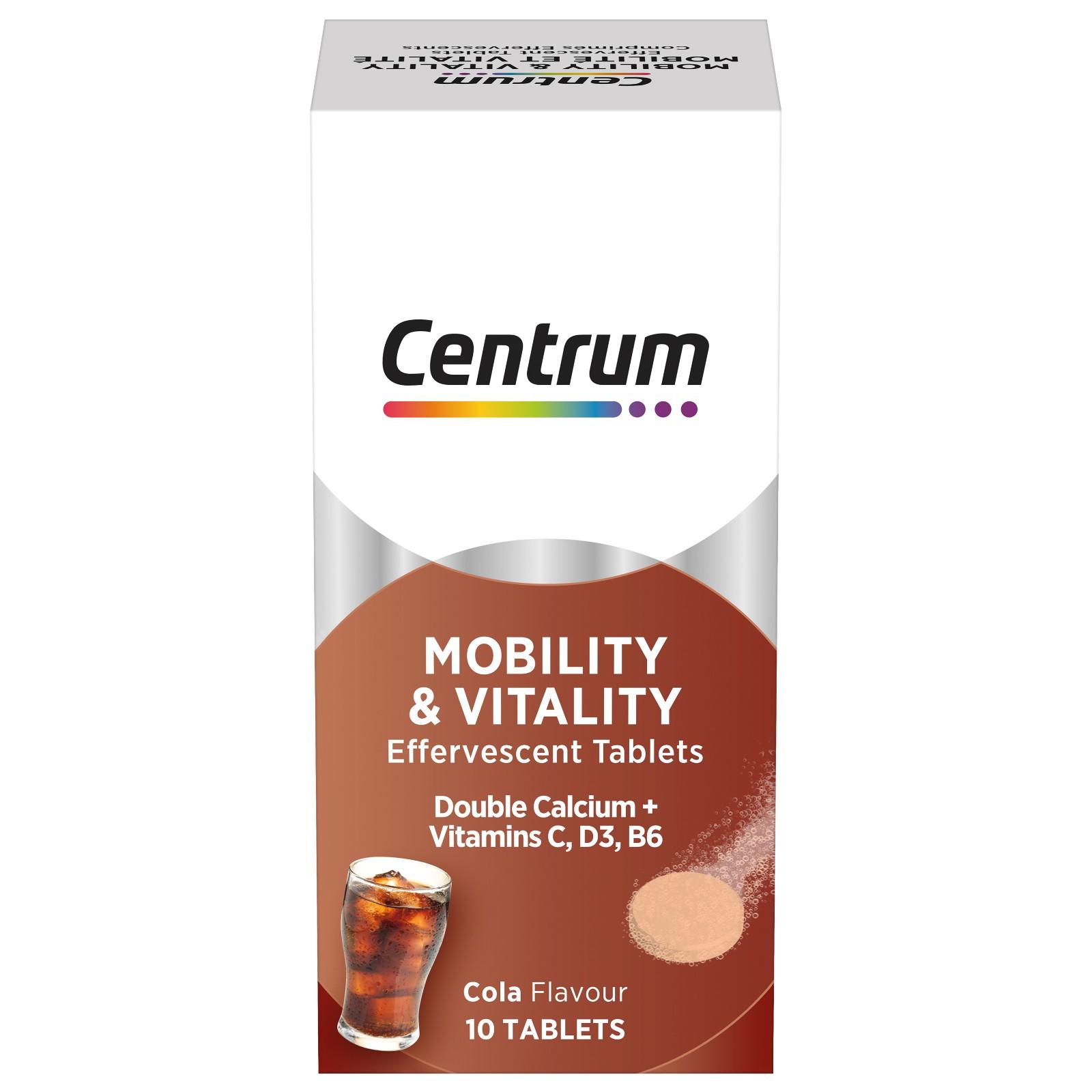 Centrum Mobility & Vitality (Cola Flavour) 10 Tablets