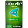 Nicorette 4mg Freshmint 105`s